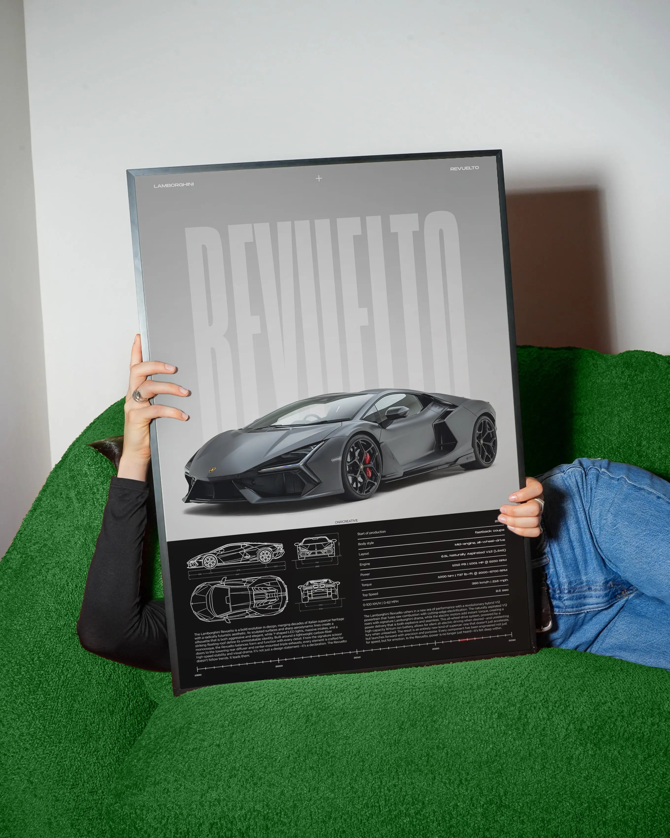 Lamborghini Revuelto Car Poster - image 3