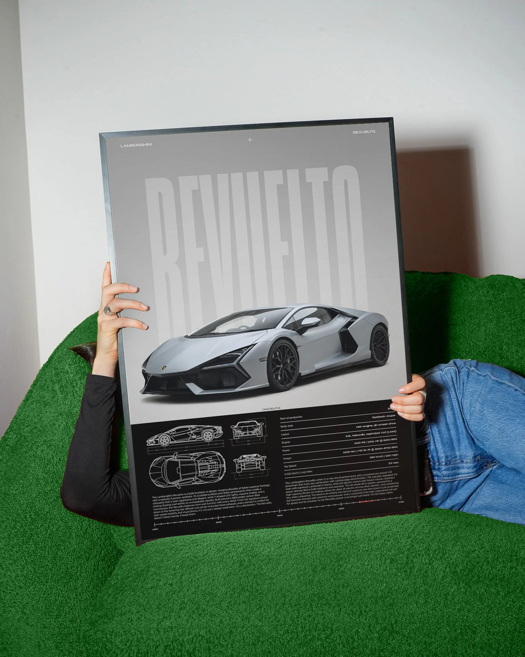 Lamborghini Revuelto Car Poster - image 2