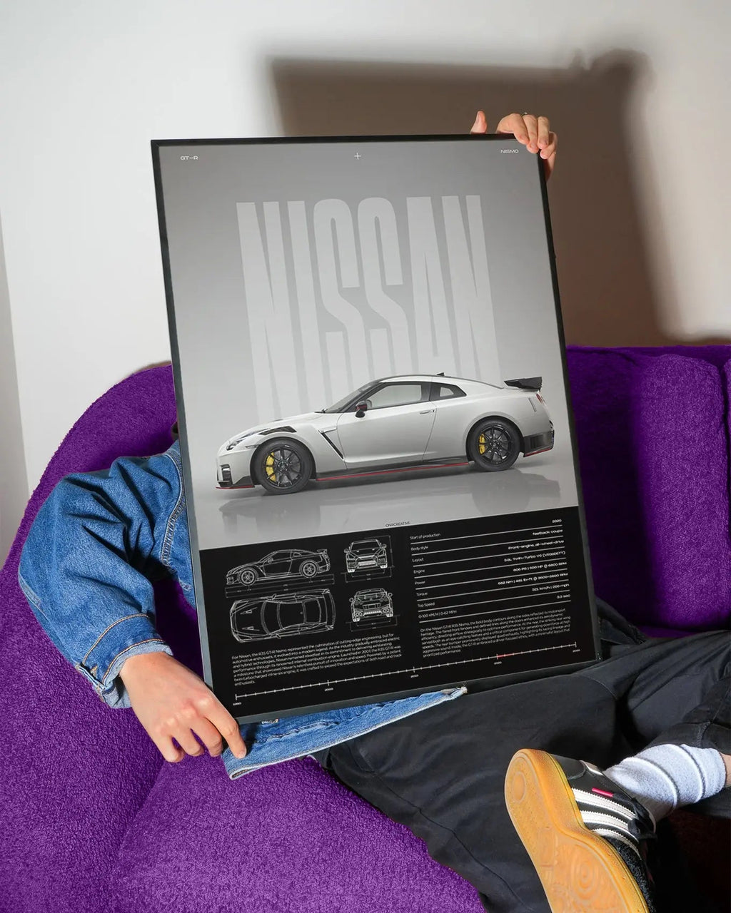 Nissan GT-R R35 Nismo Car Poster - image 3