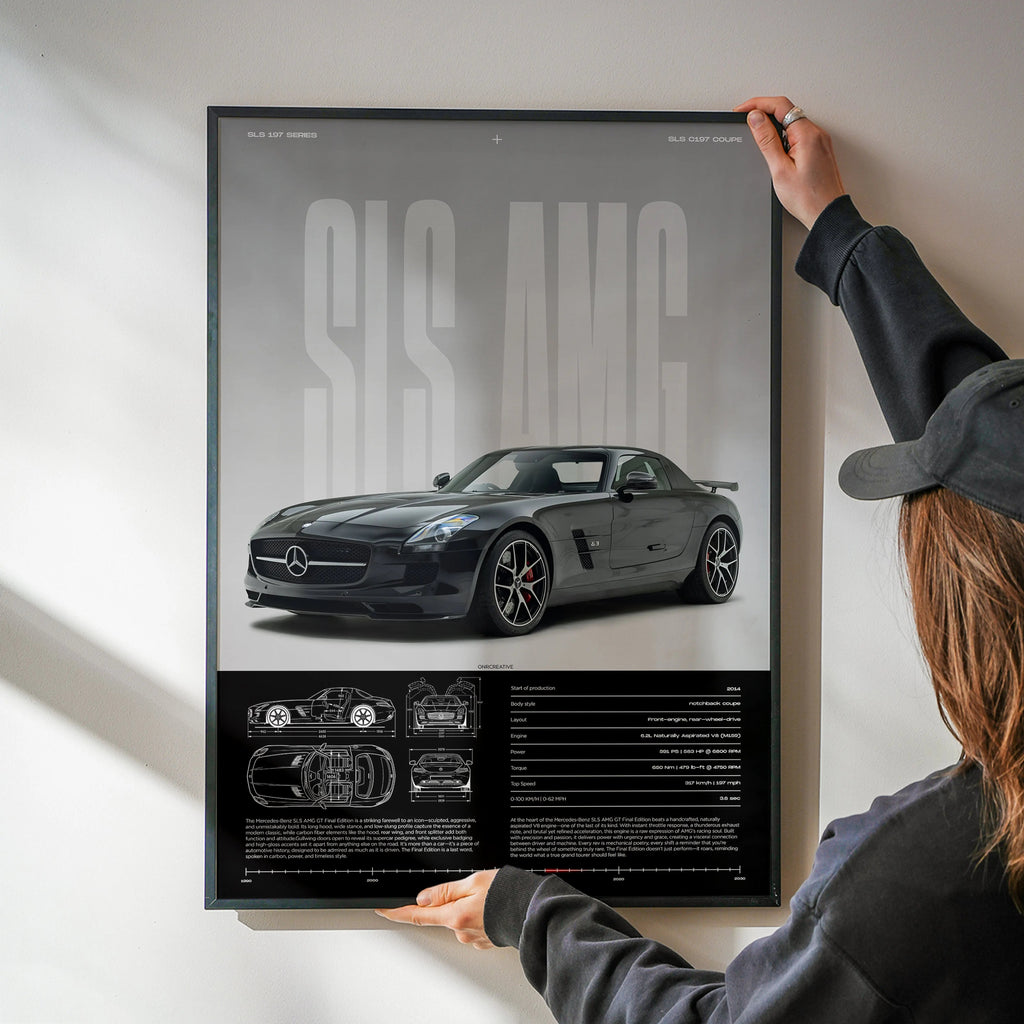 Mercedes-Benz SLS AMG GT Car Poster - image 2
