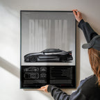 BMW M4 Competition G82 Car Poster - image 3