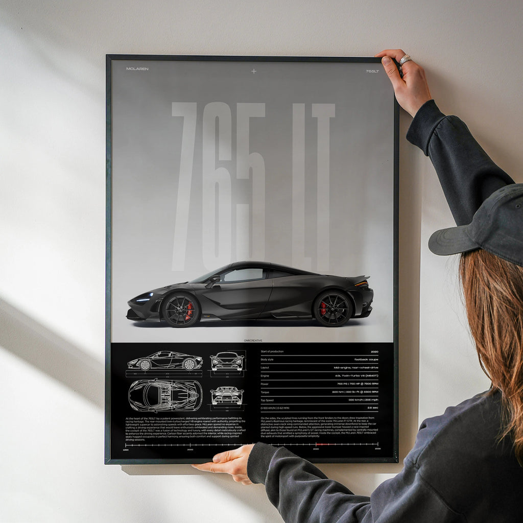 McLaren 765LT Car Poster - image 2
