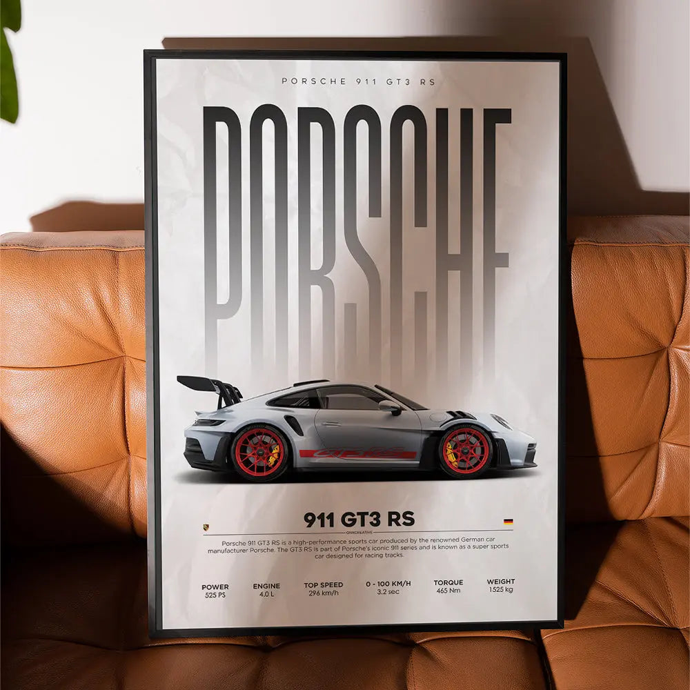 Porsche 911 GT3 RS Car Poster - image 5