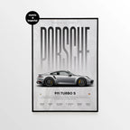 Porsche 911 Turbo S 992 Car Poster - image 1
