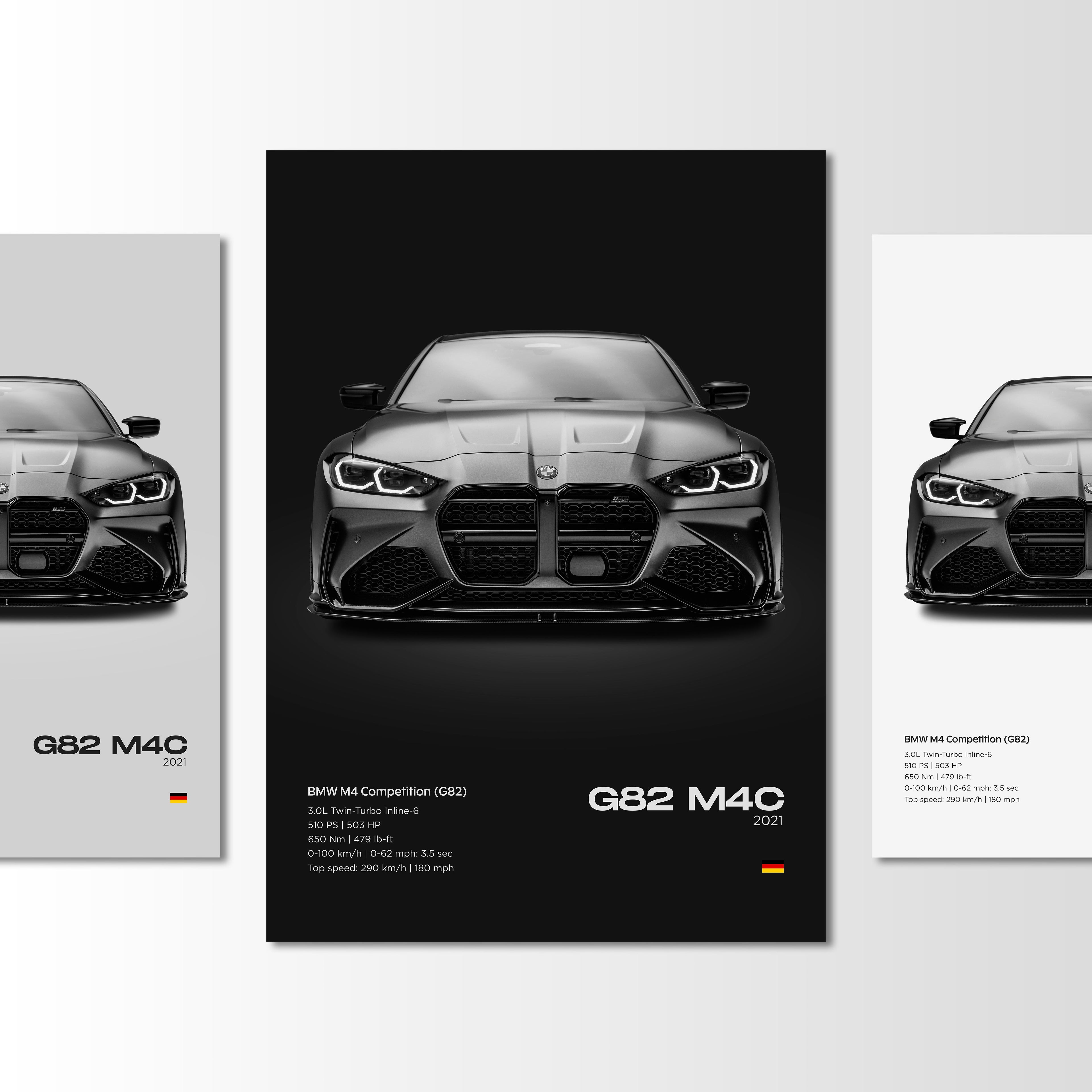 BMW M4 Competition (G82) Poster - image 1