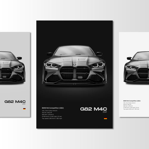 BMW M4 Competition (G82) Poster - image 1