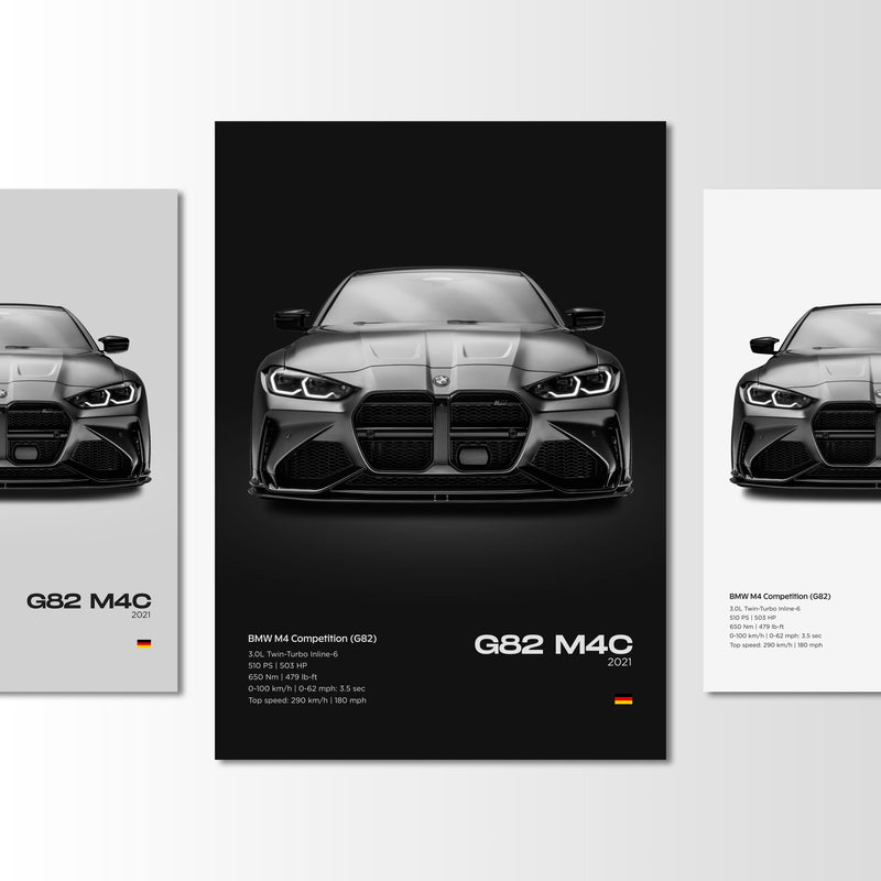 BMW M4 Competition (G82) Poster