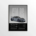 Porsche 718 Cayman GT4 RS Car Poster - image 1