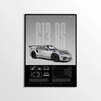 Porsche 911 GT3 RS 991.2 Car Poster - image 1
