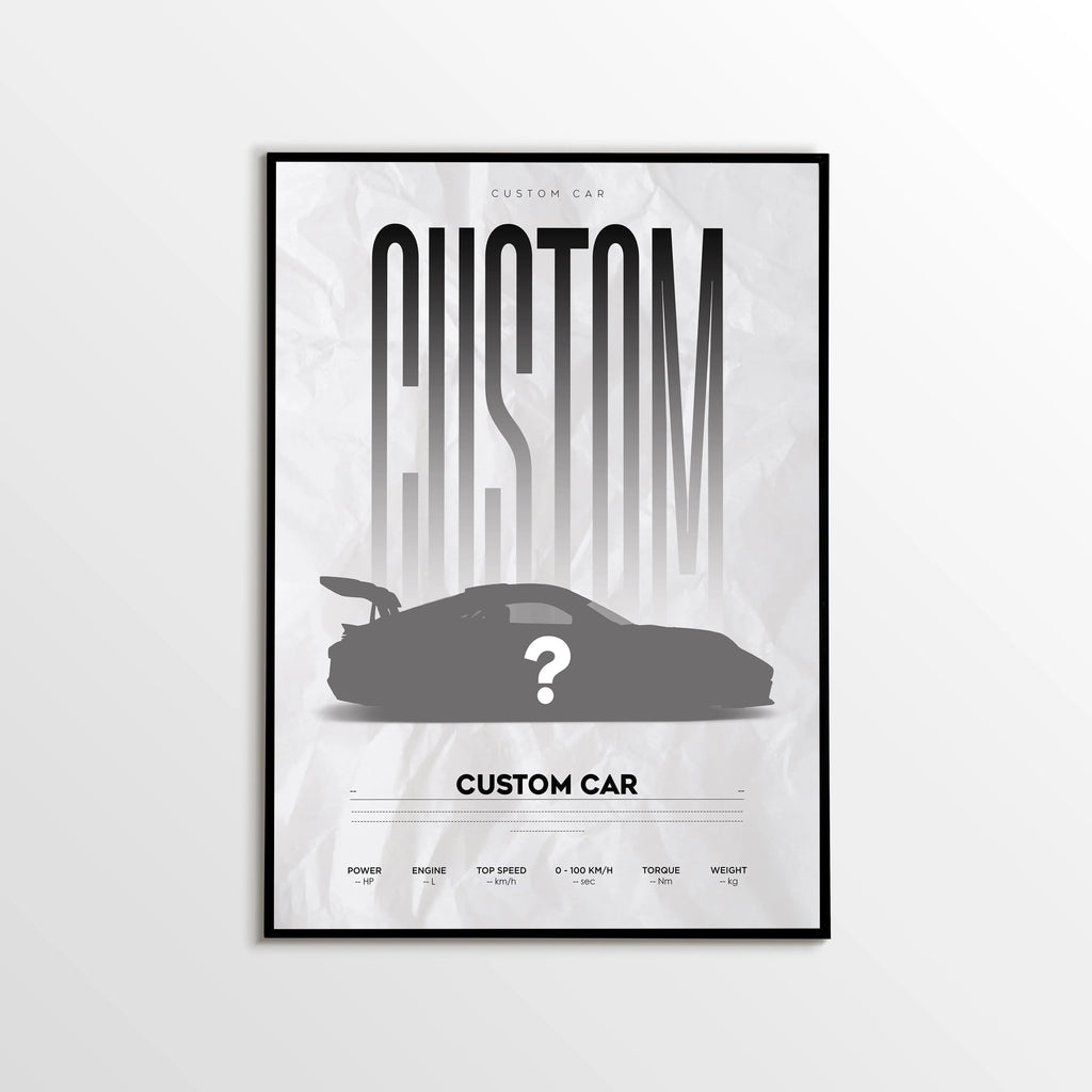 Custom Car Poster – Personalized Automotive Wall Art - image 1