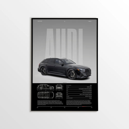 Audi RS6 Avant Car Poster - image 1