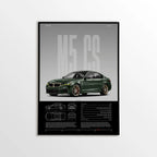 BMW M5 CS Car Poster - image 1