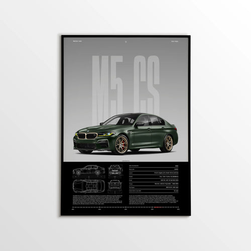 BMW M5 CS Car Poster - image 1