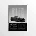 Porsche 911 GT3 Touring 992 Car Poster - image 1