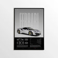 Ferrari 488 Pista Car Poster - image 1