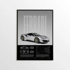 Ferrari 488 Pista Car Poster - image 1