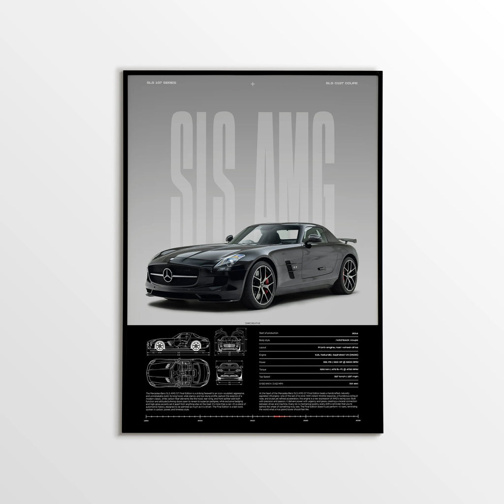 Mercedes-Benz SLS AMG GT Car Poster - image 1