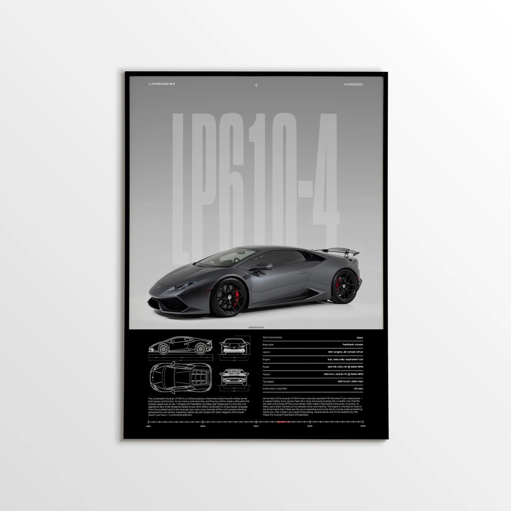 Lamborghini Huracan Car Poster - image 1