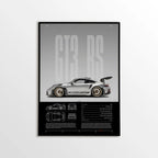 Porsche 911 GT3 RS 992 Car Poster - image 1