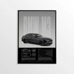 BMW M3 Competition G80 Car Poster - image 1