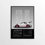 Porsche 911 GT3 RS 992 Car Poster - image 1