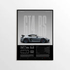 Porsche 718 Cayman GT4 RS Car Poster - image 1