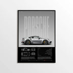Porsche 911 Turbo S 992 Car Poster - image 1