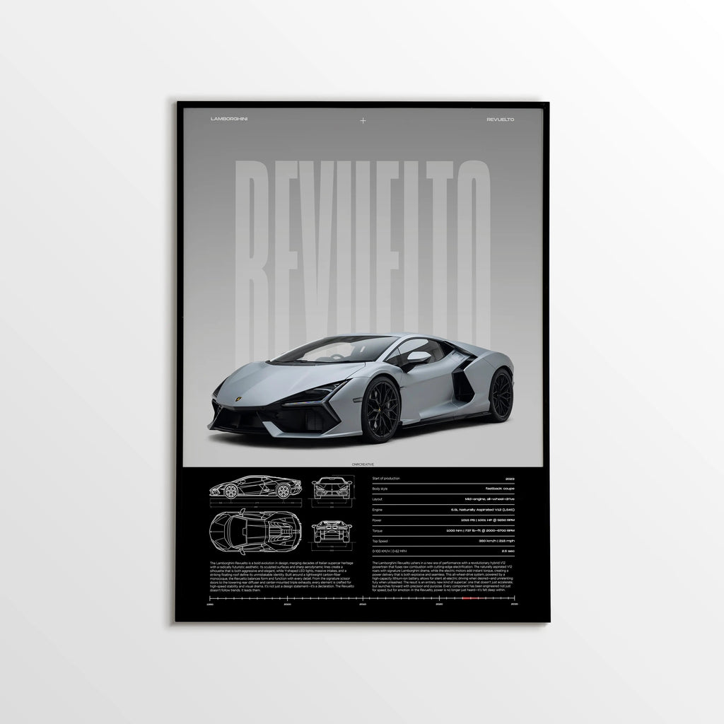 Lamborghini Revuelto Car Poster - image 1