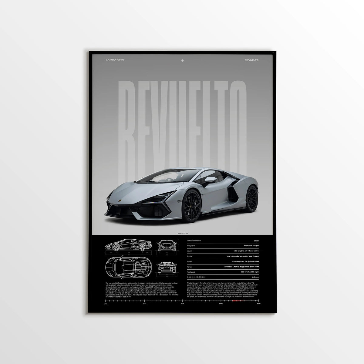 Lamborghini Revuelto Car Poster - image 1
