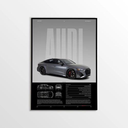 Audi RS7 Performance C8 Car Poster - image 1