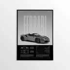 Ferrari 488 Spider Car Poster - image 1