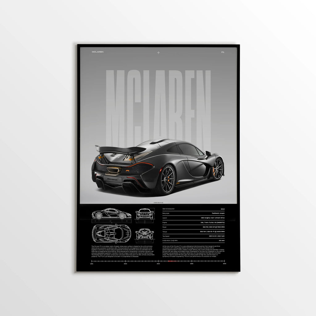 McLaren P1 Car Poster - image 1