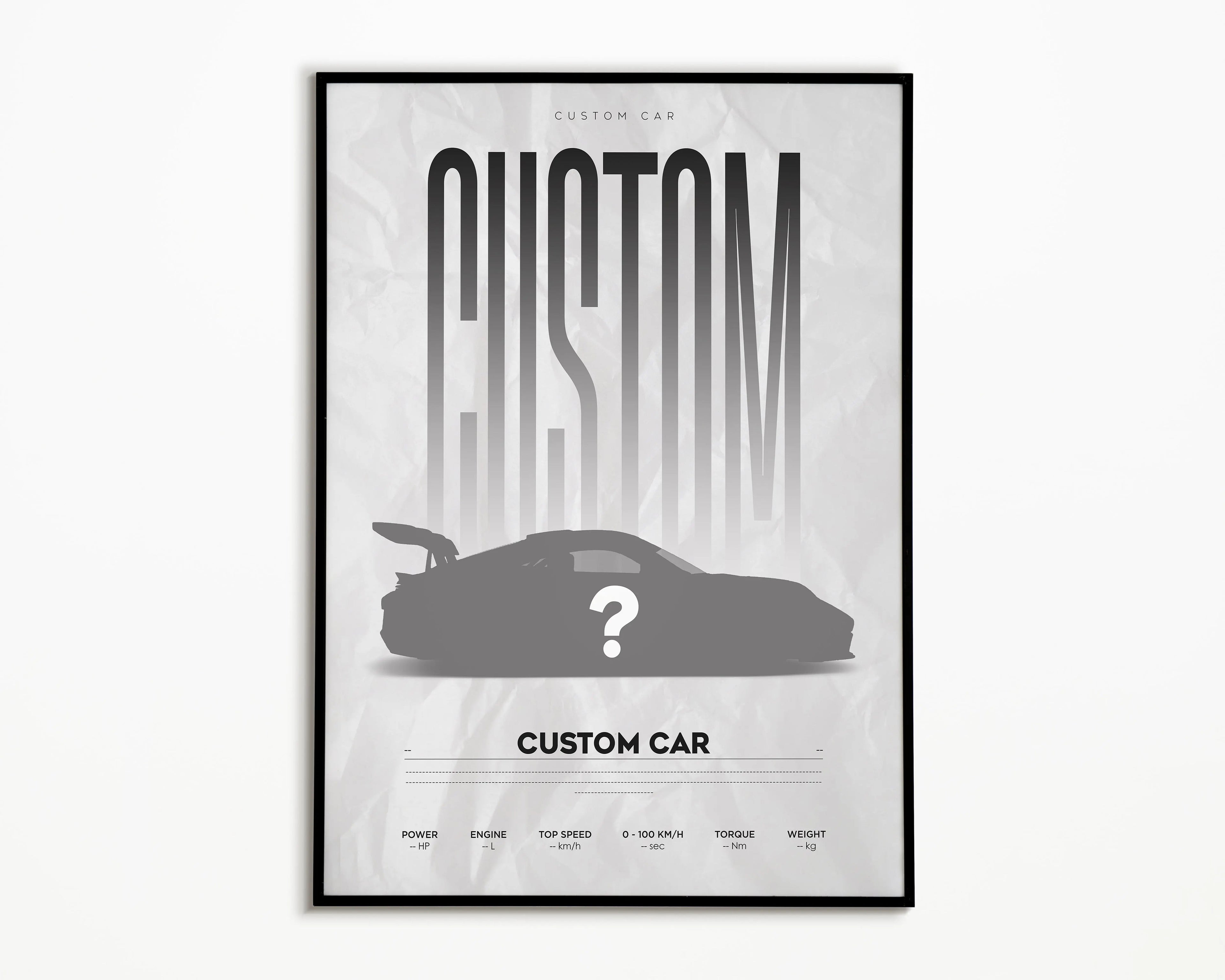 Custom Car Poster (Digital Download) - image 1
