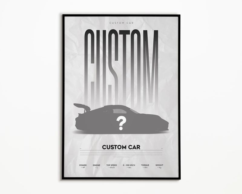 Custom Car Poster (Digital Download)