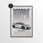 Porsche 911 Turbo S 992 Car Poster - image 1