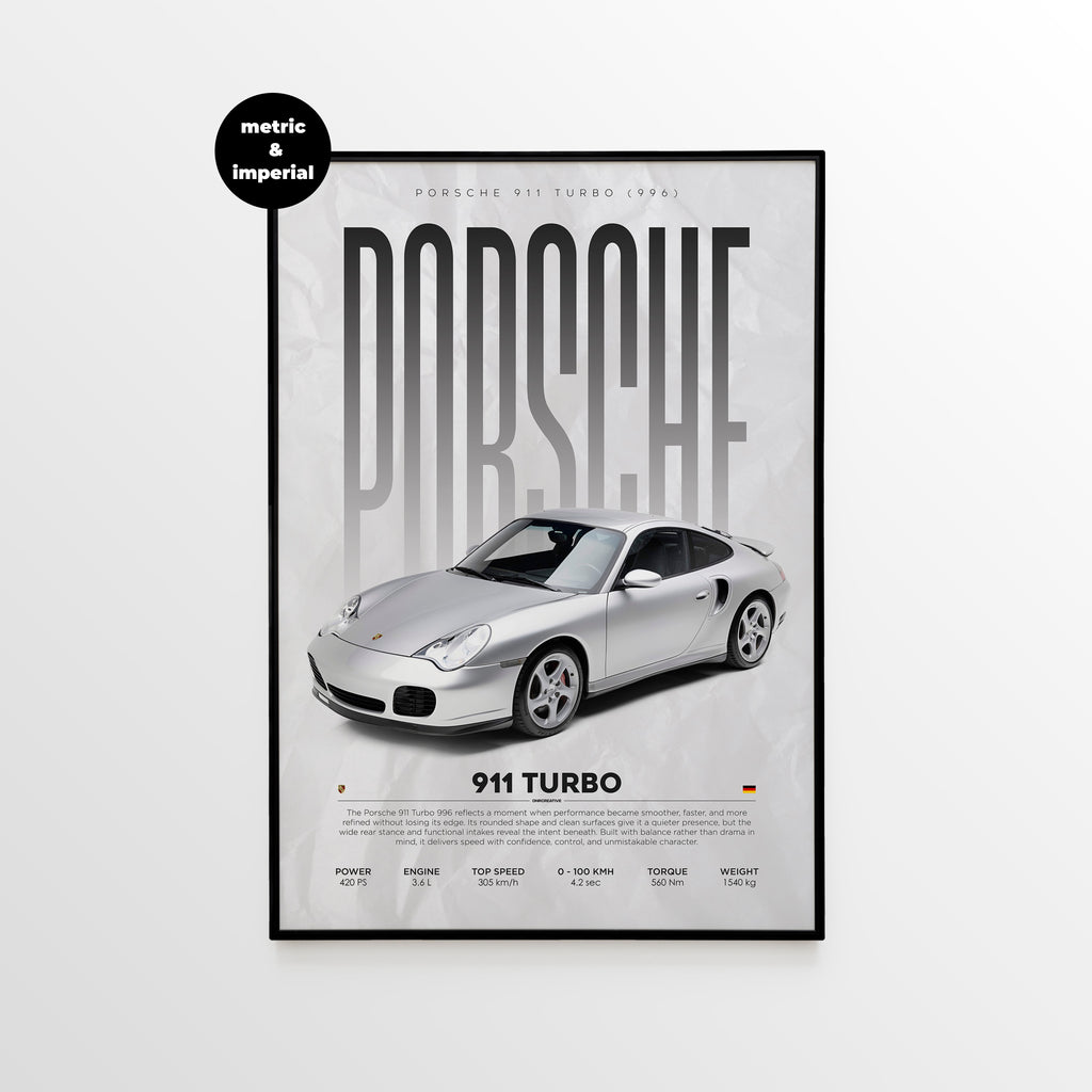 Porsche 911 Turbo (996) Poster - image 1
