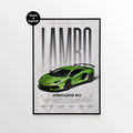 Lamborghini Aventador SVJ Car Poster - image 1