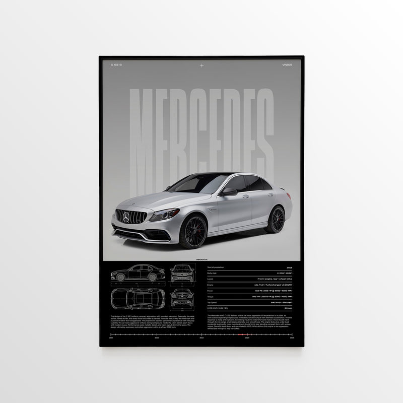 Mercedes-AMG C 63 S (W205) Poster