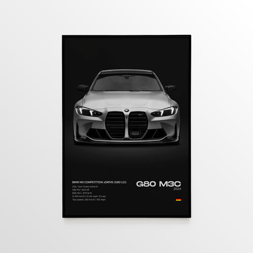 BMW G80 M3 Competition xDrive (G80 LCI) Poster - image 2