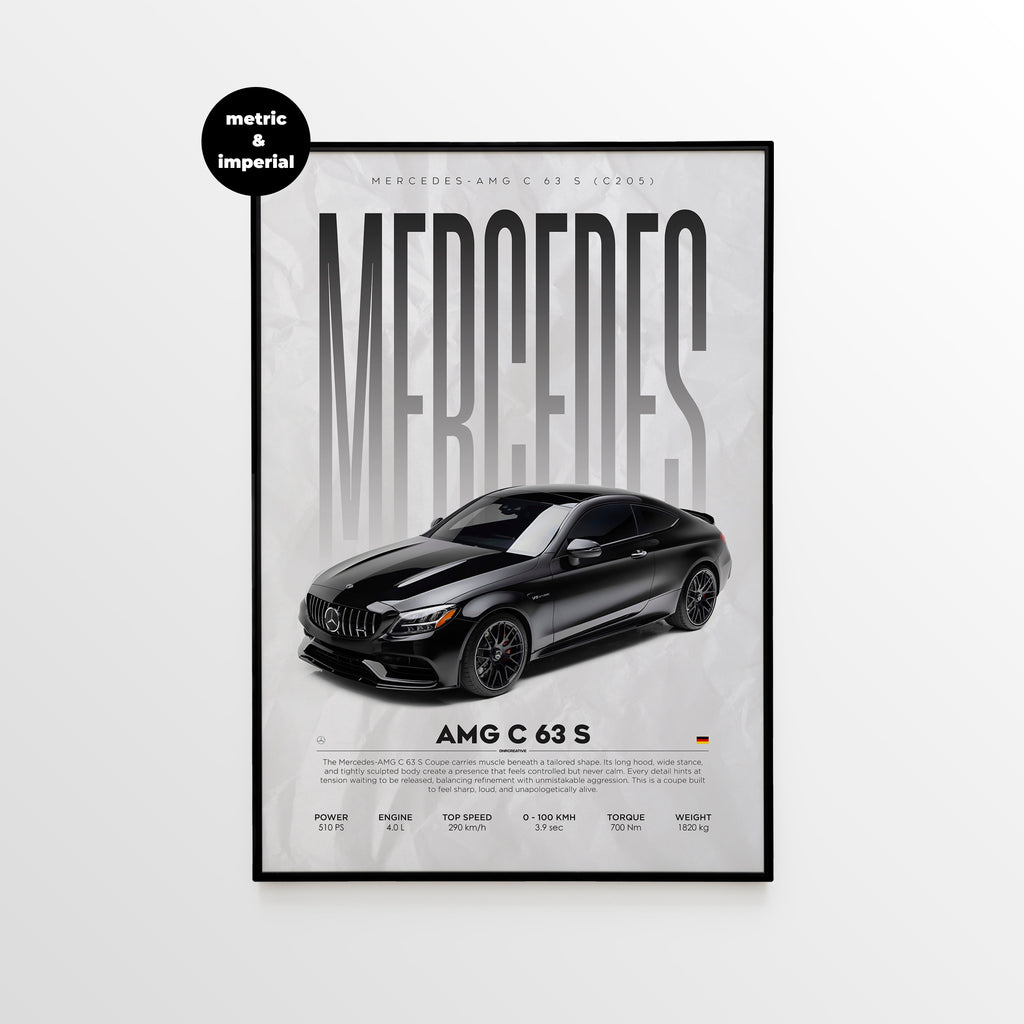 Mercedes-AMG C 63 S (C205) Poster - image 1
