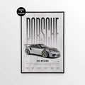 Porsche 911 GT3 RS 991.2 Weissach Package Car Poster - image 1