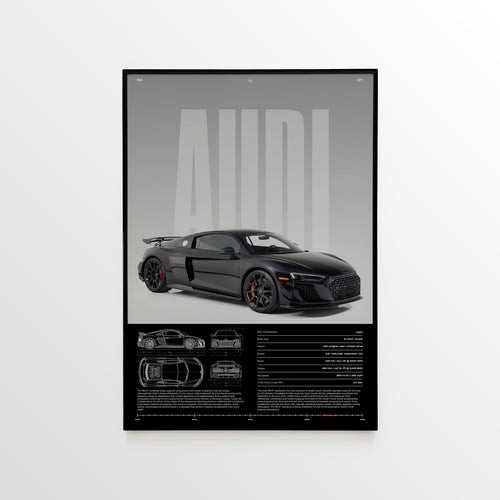 Audi R8 V10 GT Car Poster - image 1