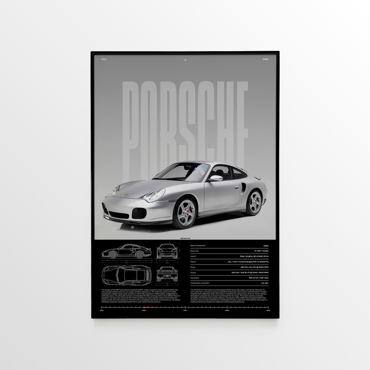 Porsche 911 Turbo (996) Poster - image 1