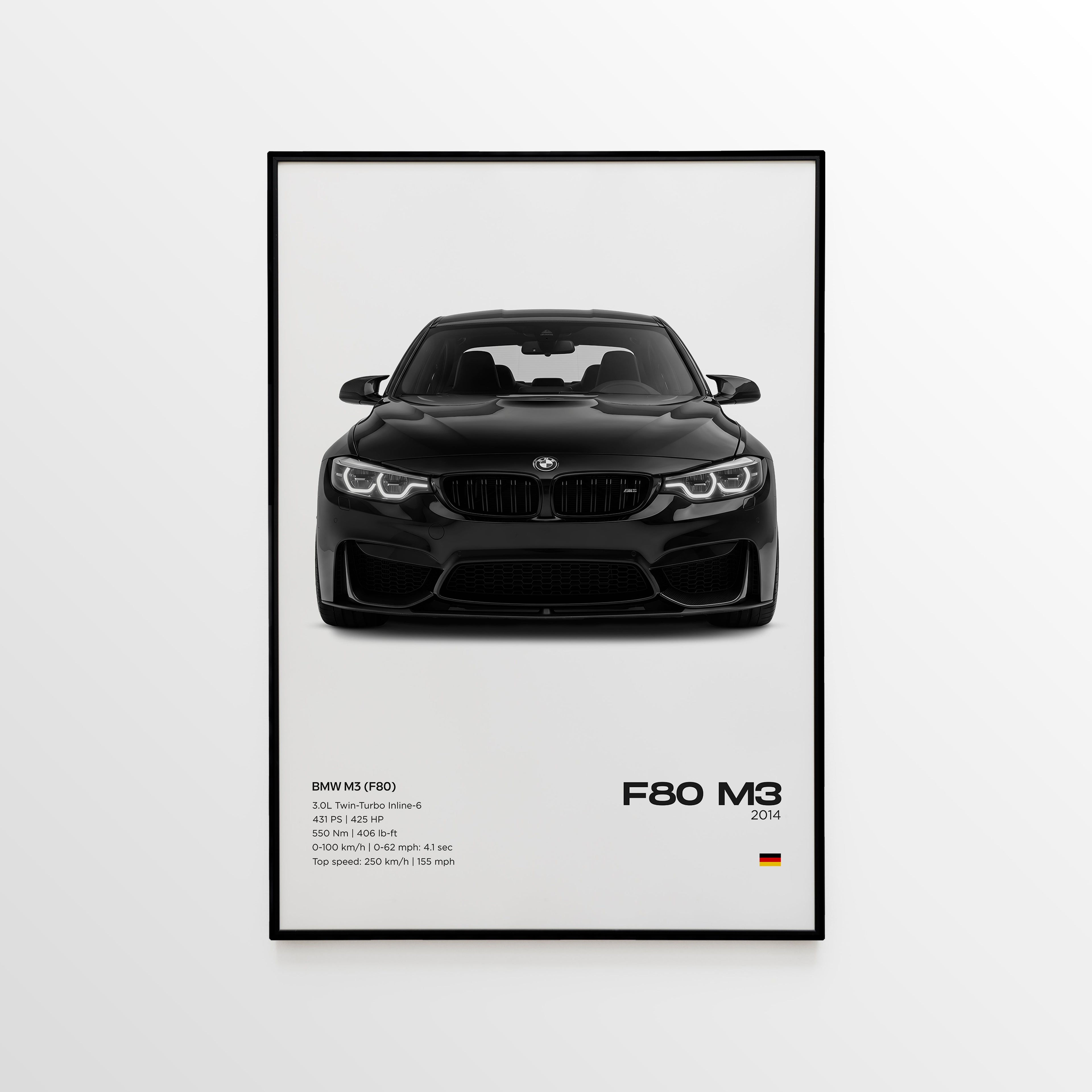 BMW F80 M3 Poster - image 3