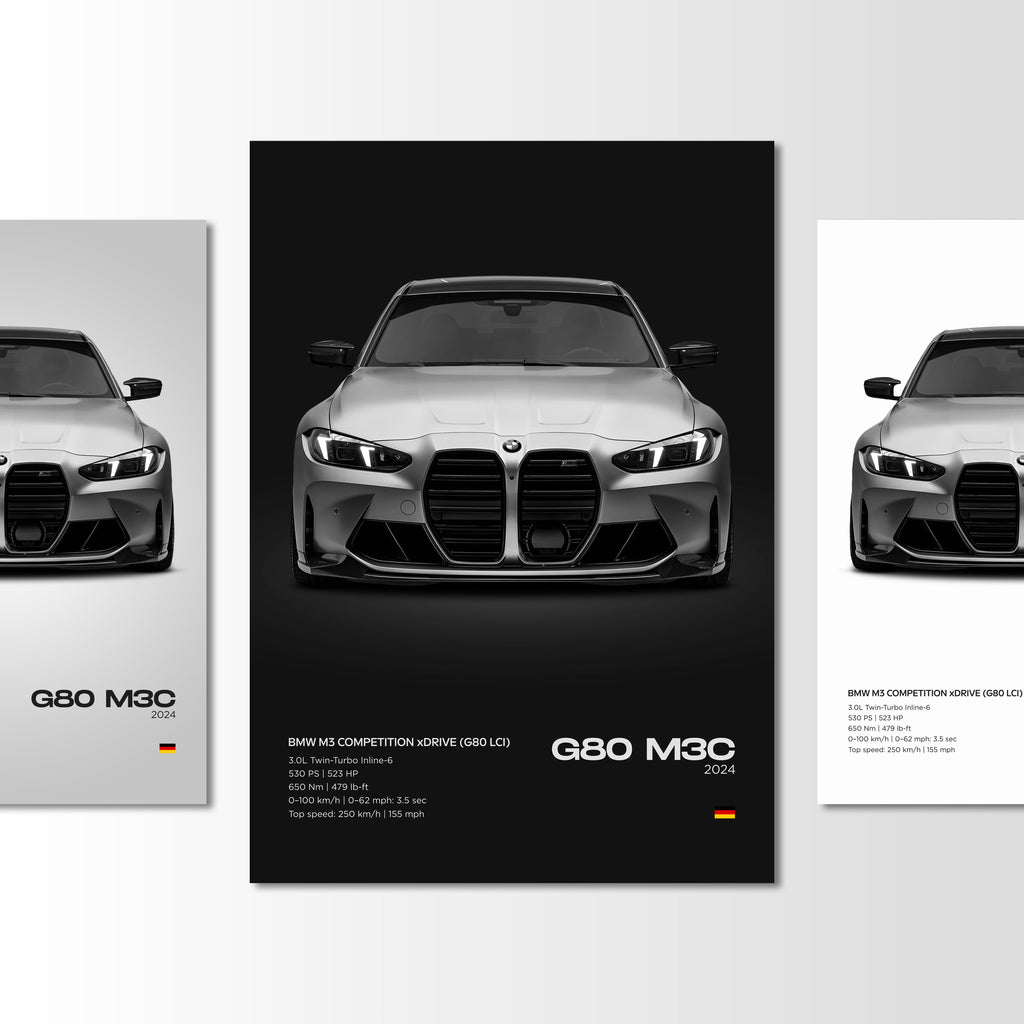 BMW G80 M3 Competition xDrive (G80 LCI) Poster - image 1