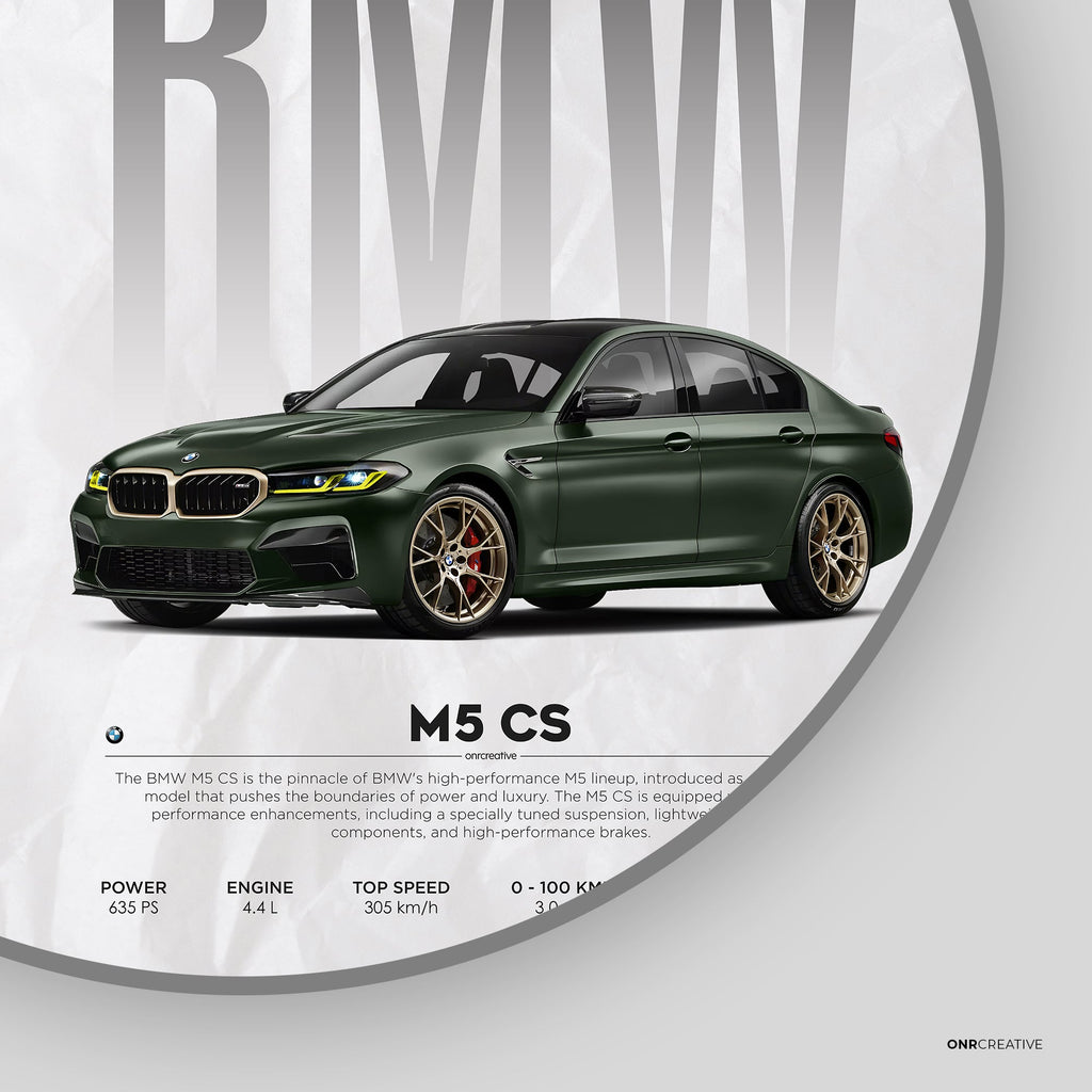 BMW M5 CS Poster - image 5