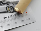 Porsche 911 GT3 RS 991.2 Weissach Package Car Poster - image 4