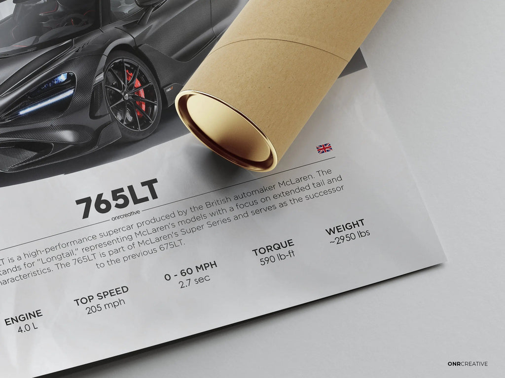 McLaren 765LT Car Poster - image 5
