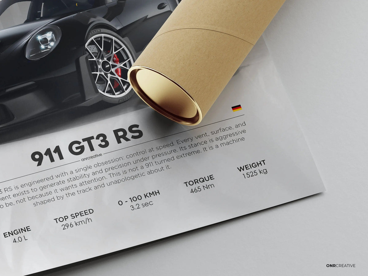 Porsche 911 GT3 RS Car Poster - image 5