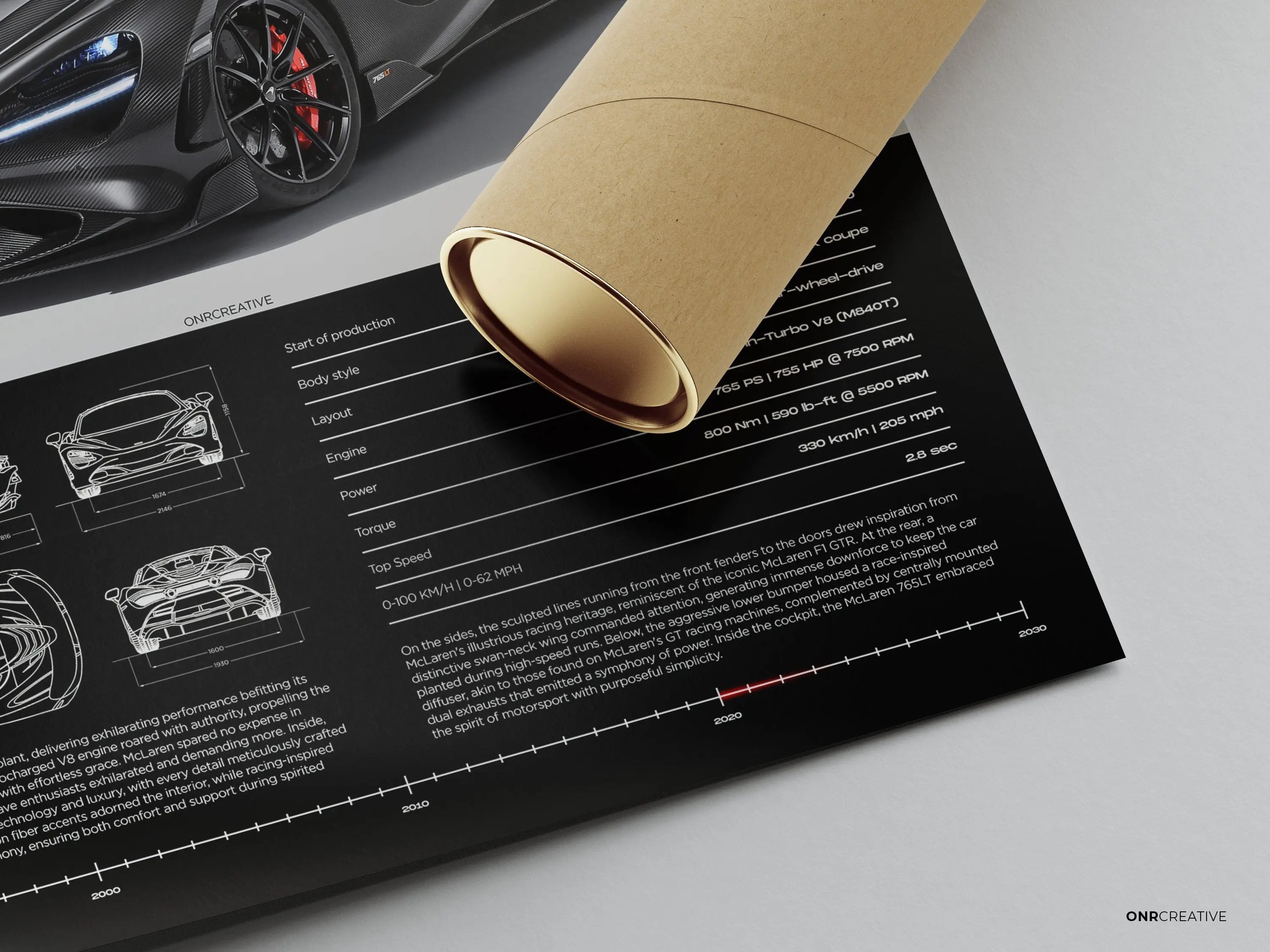 McLaren 765LT Car Poster - image 5